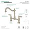 Kingston Brass KS1178AL Heritage Bridge Kitchen Faucet, Brushed Nickel KS1178AL - alternate 3